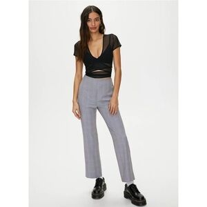 Sunday Best | Taro Plaid Pants Size 4 Aritzia